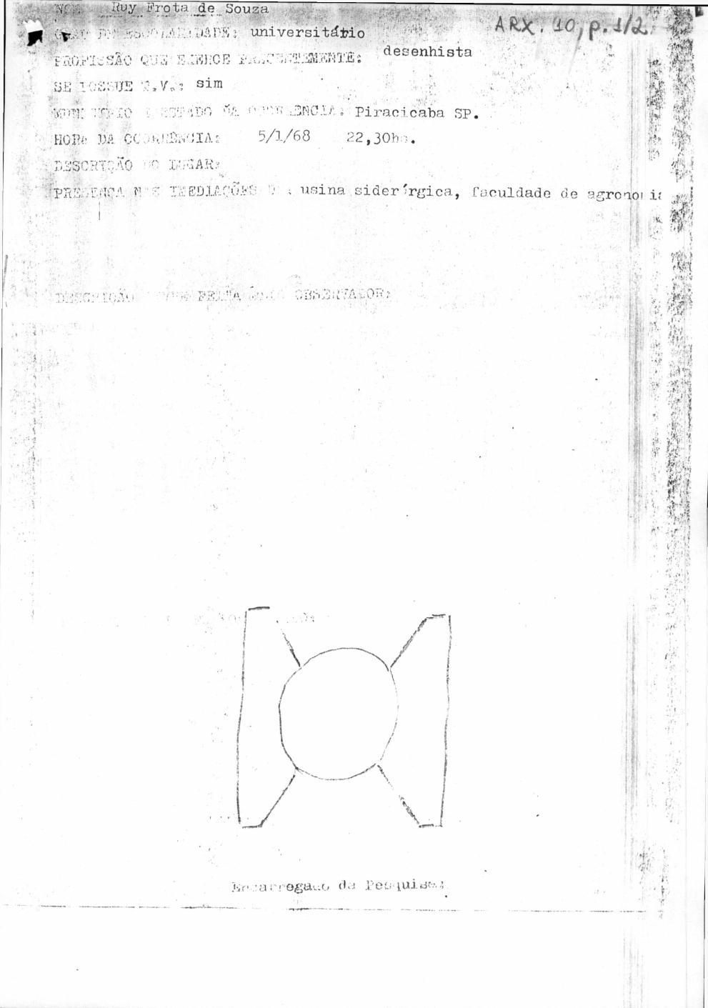 página do documento
