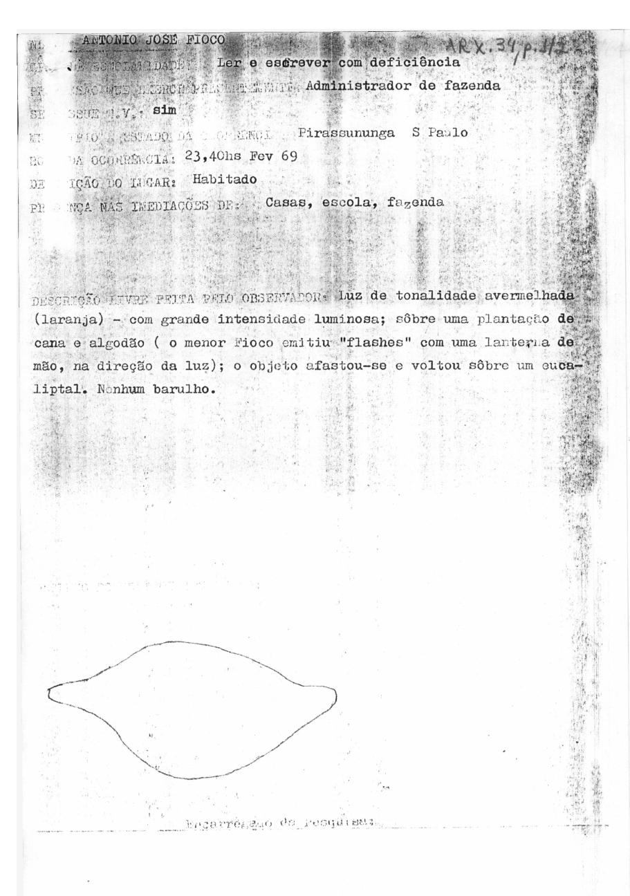 página do documento
