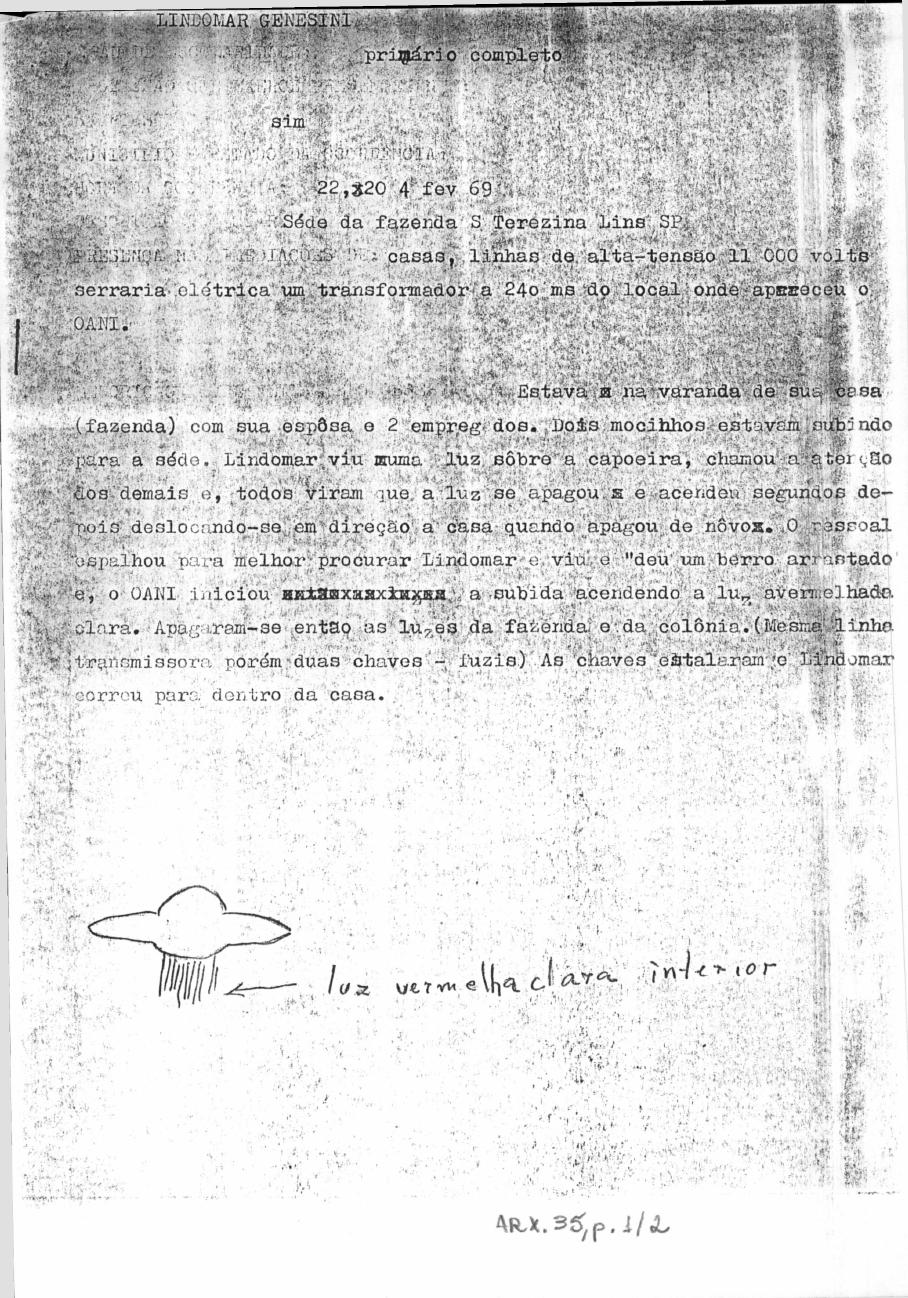 página do documento