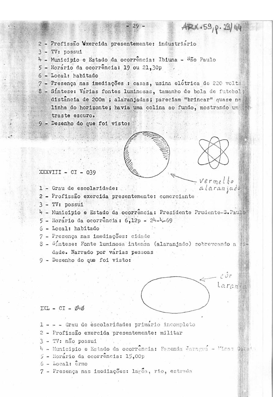 página do documento