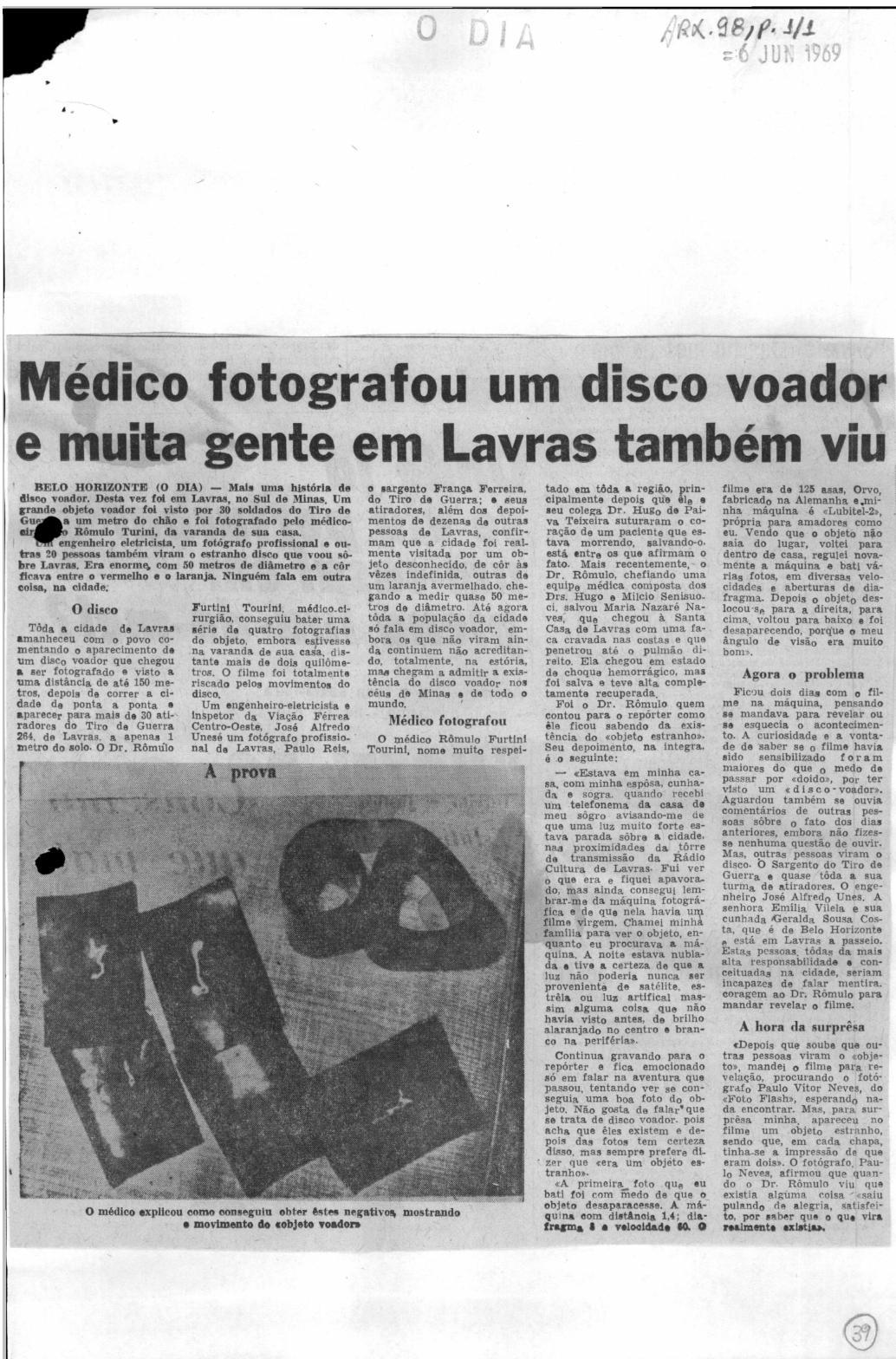 página do documento