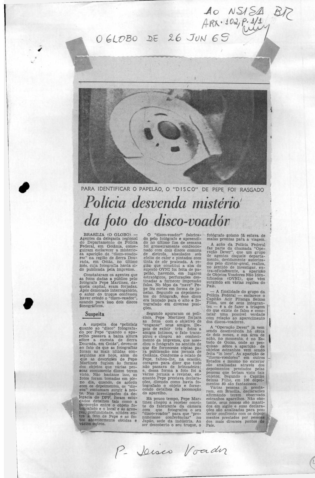 página do documento