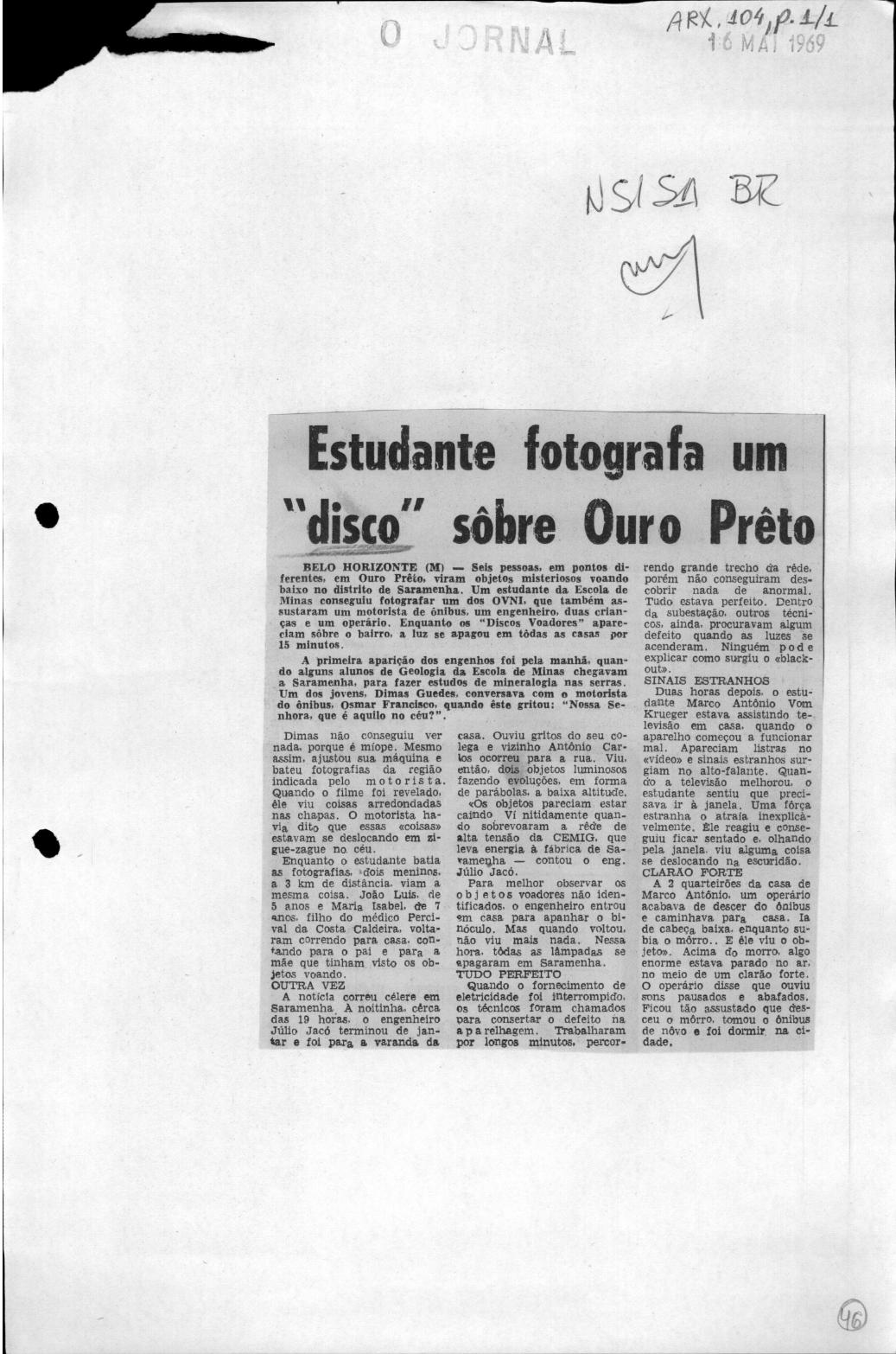 página do documento