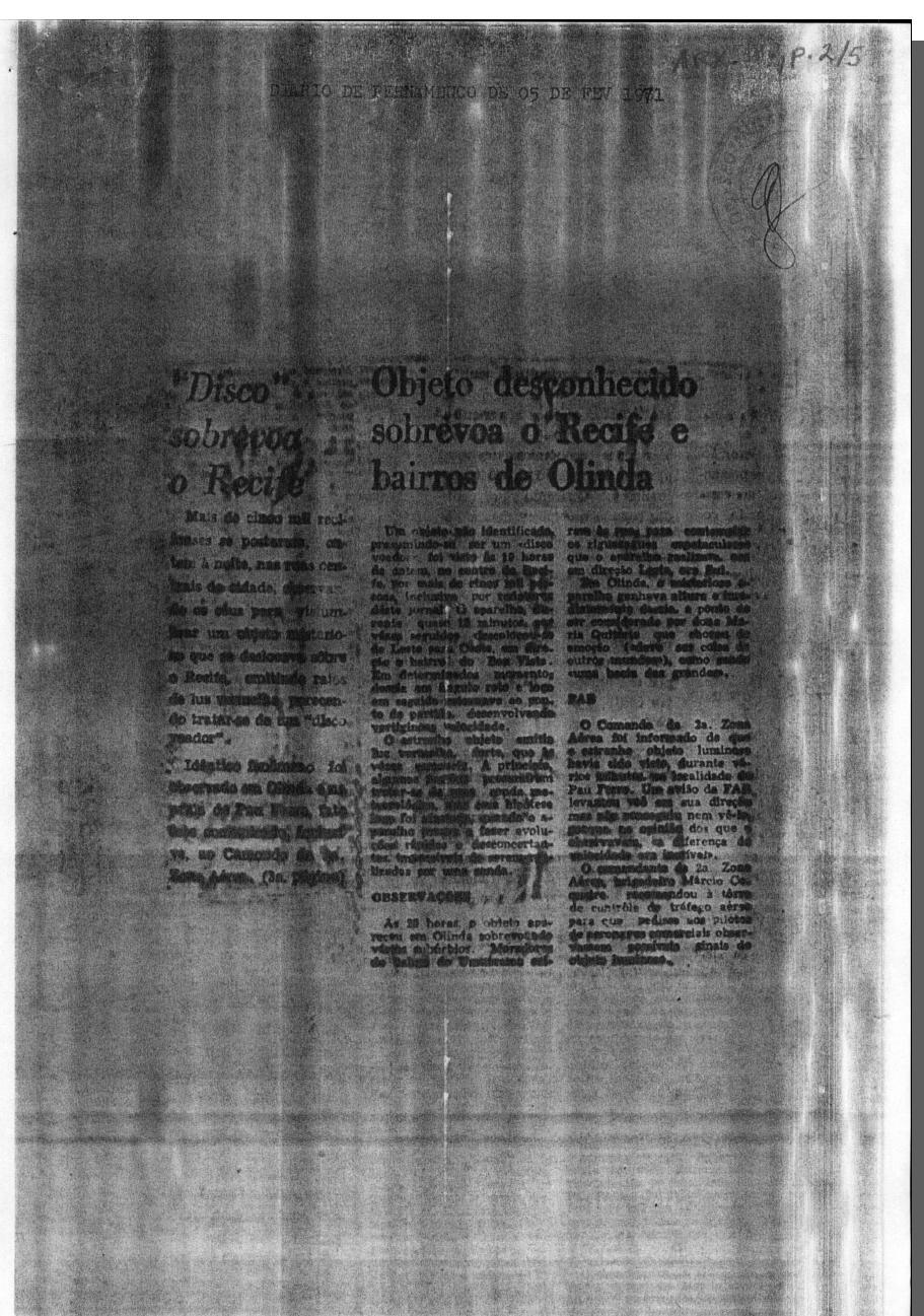 página do documento
