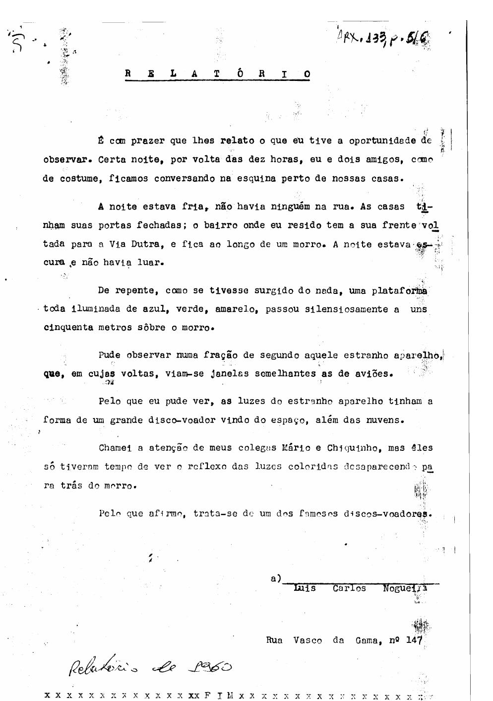 página do documento