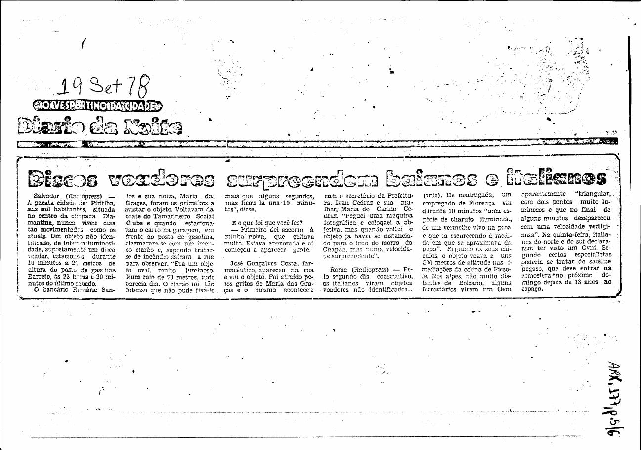 página do documento