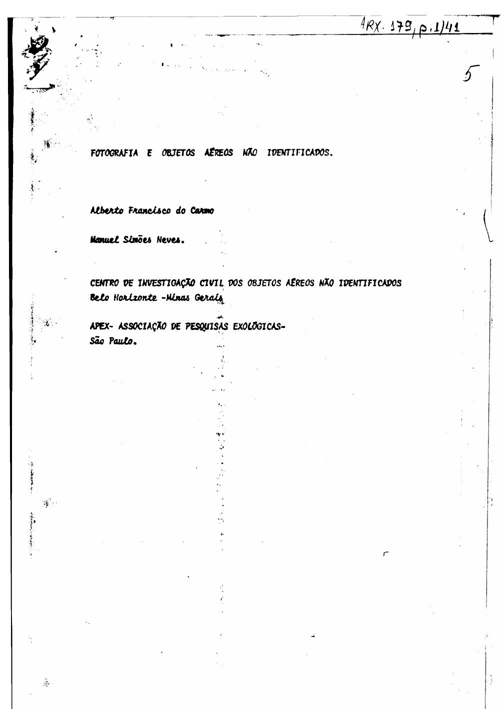 página do documento