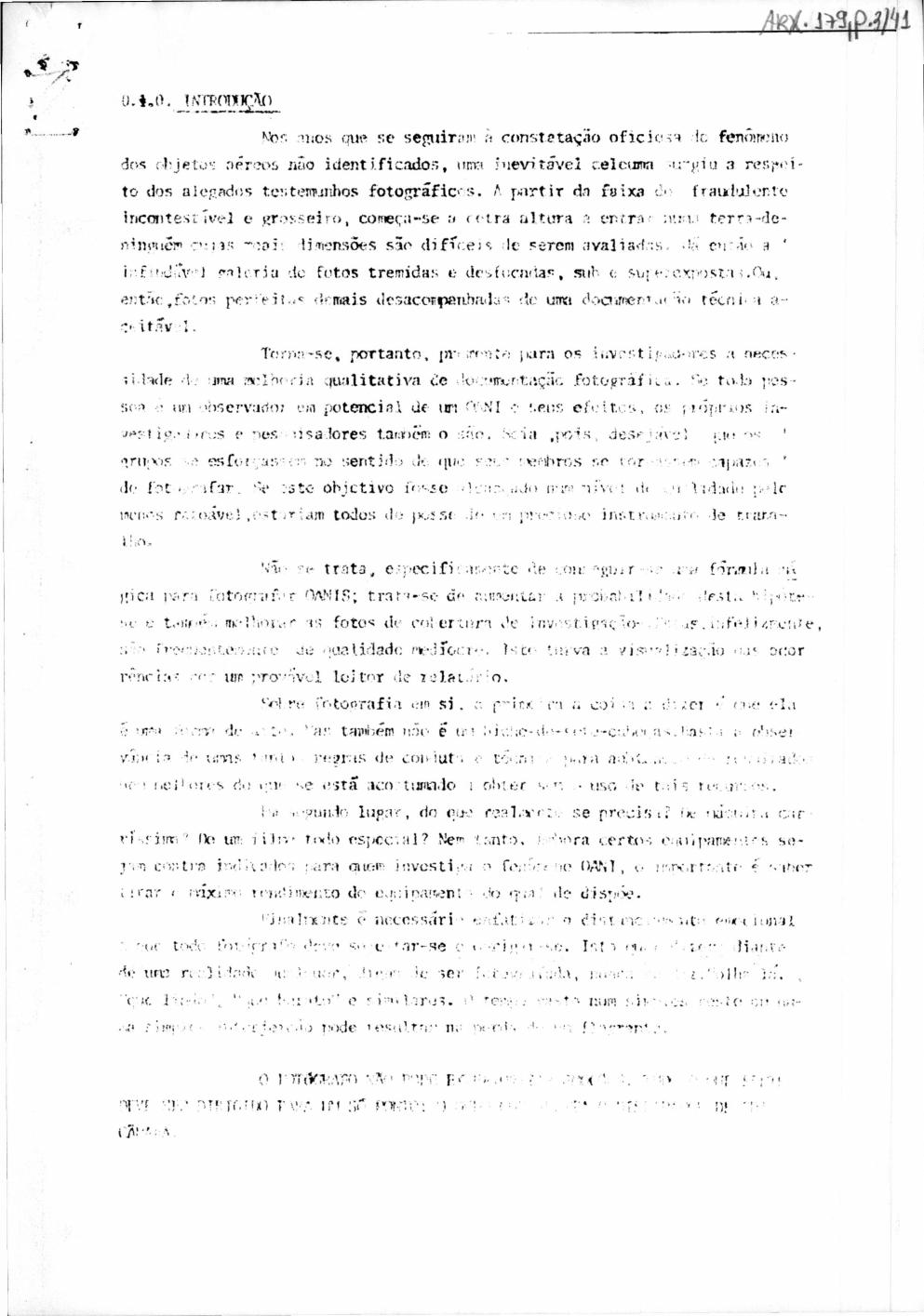 página do documento