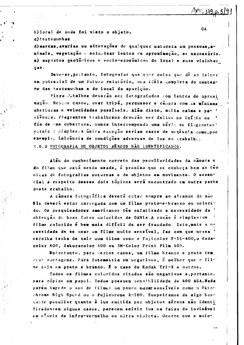 página do documento