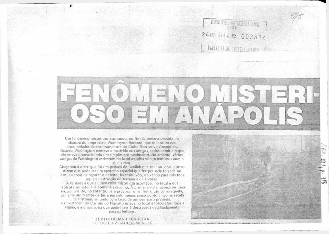 página do documento