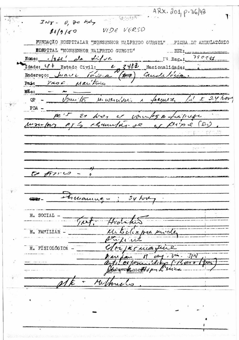 página do documento