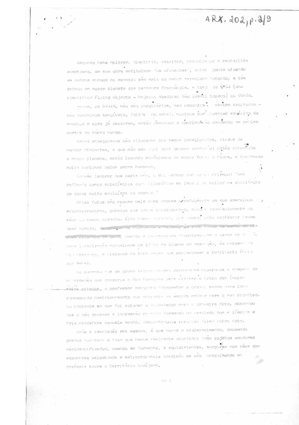 página do documento