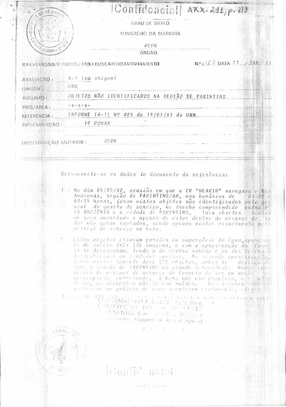 página do documento