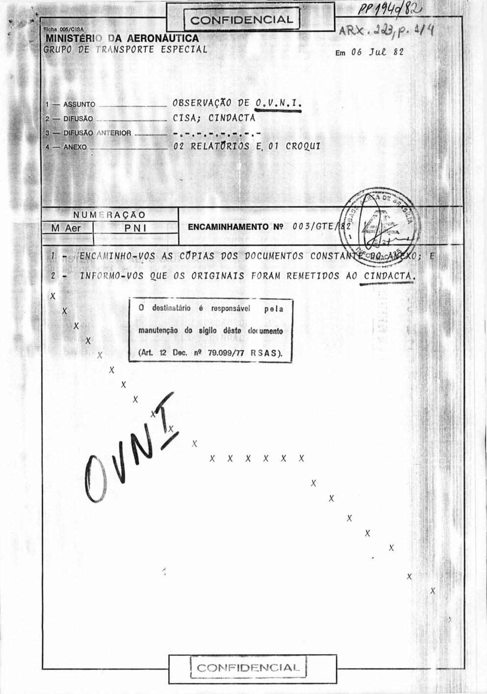 página do documento