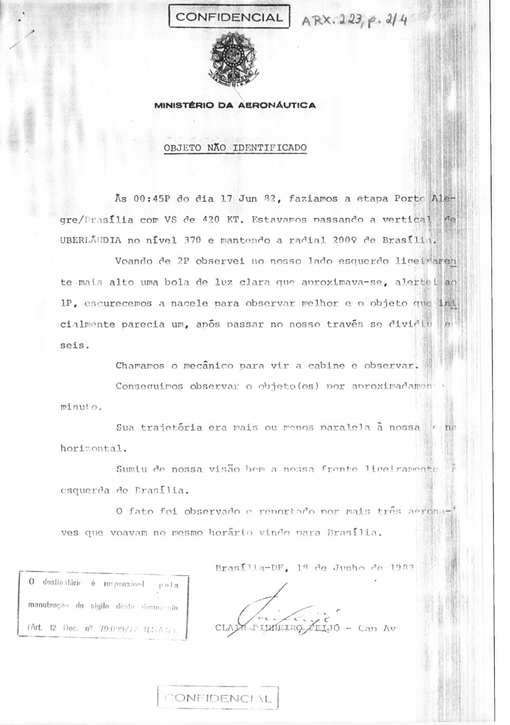 página do documento