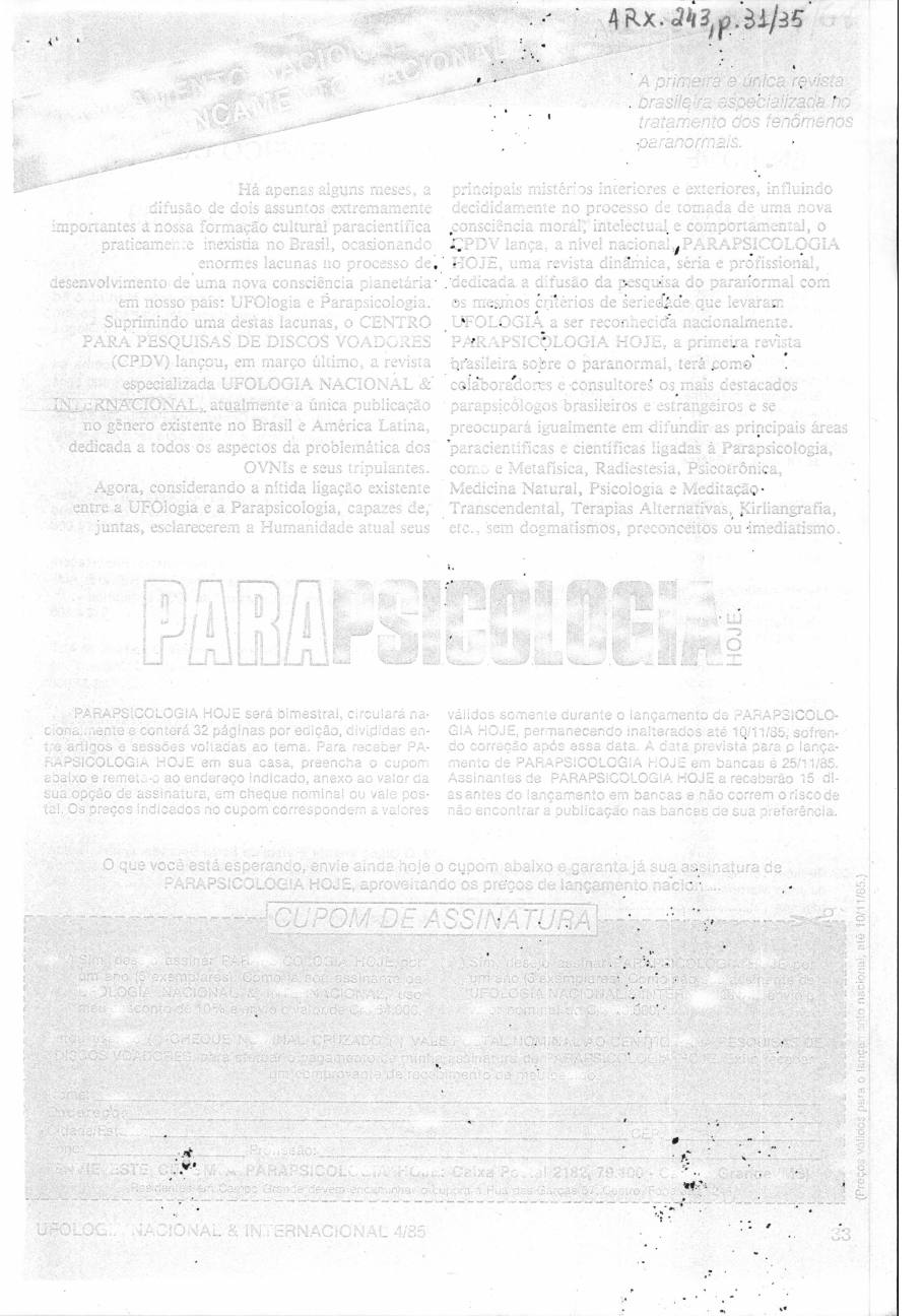 página do documento
