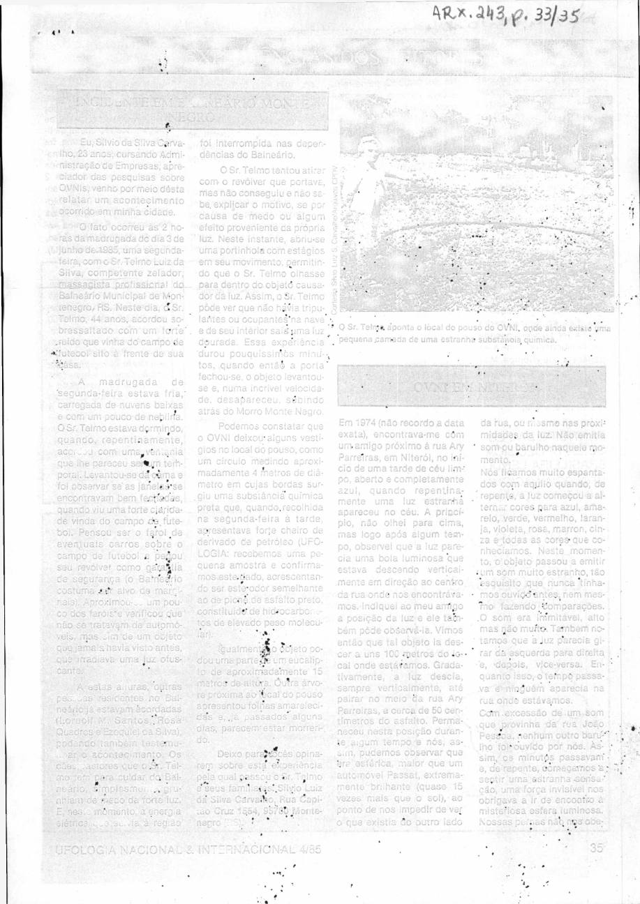 página do documento