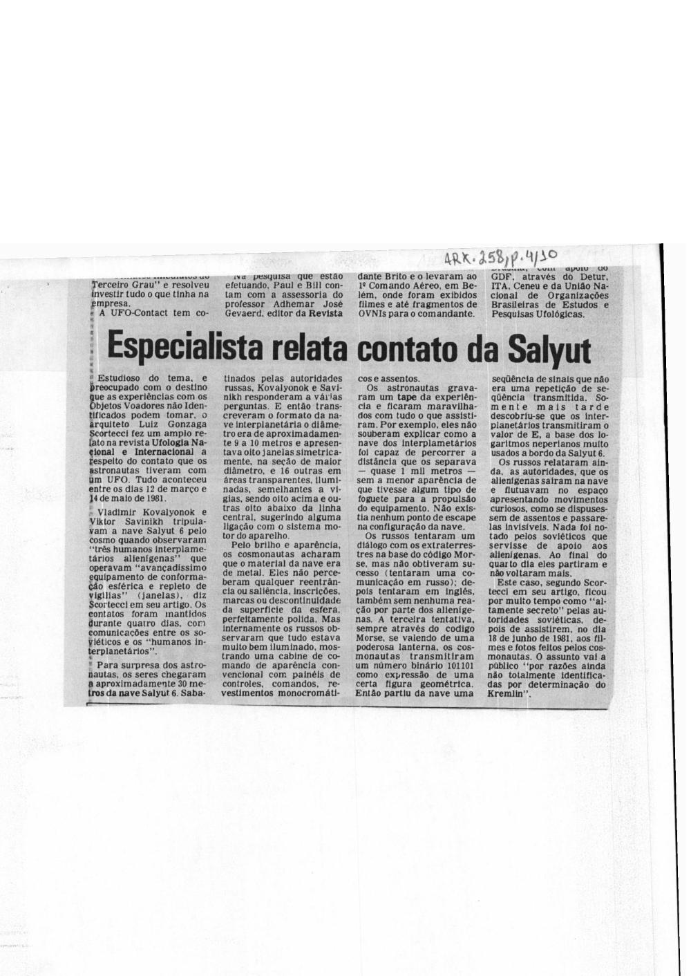 página do documento
