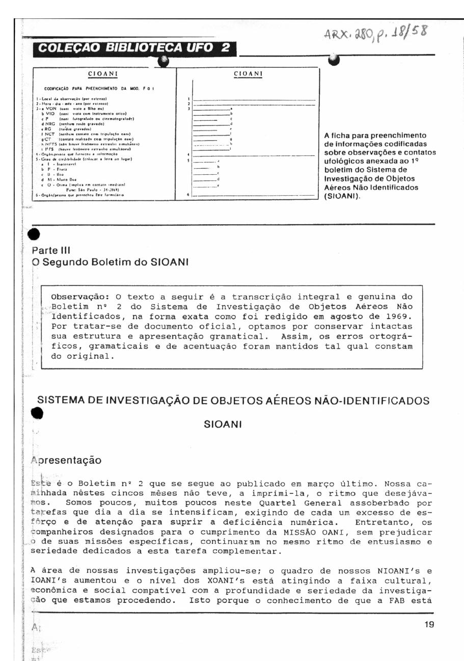 página do documento