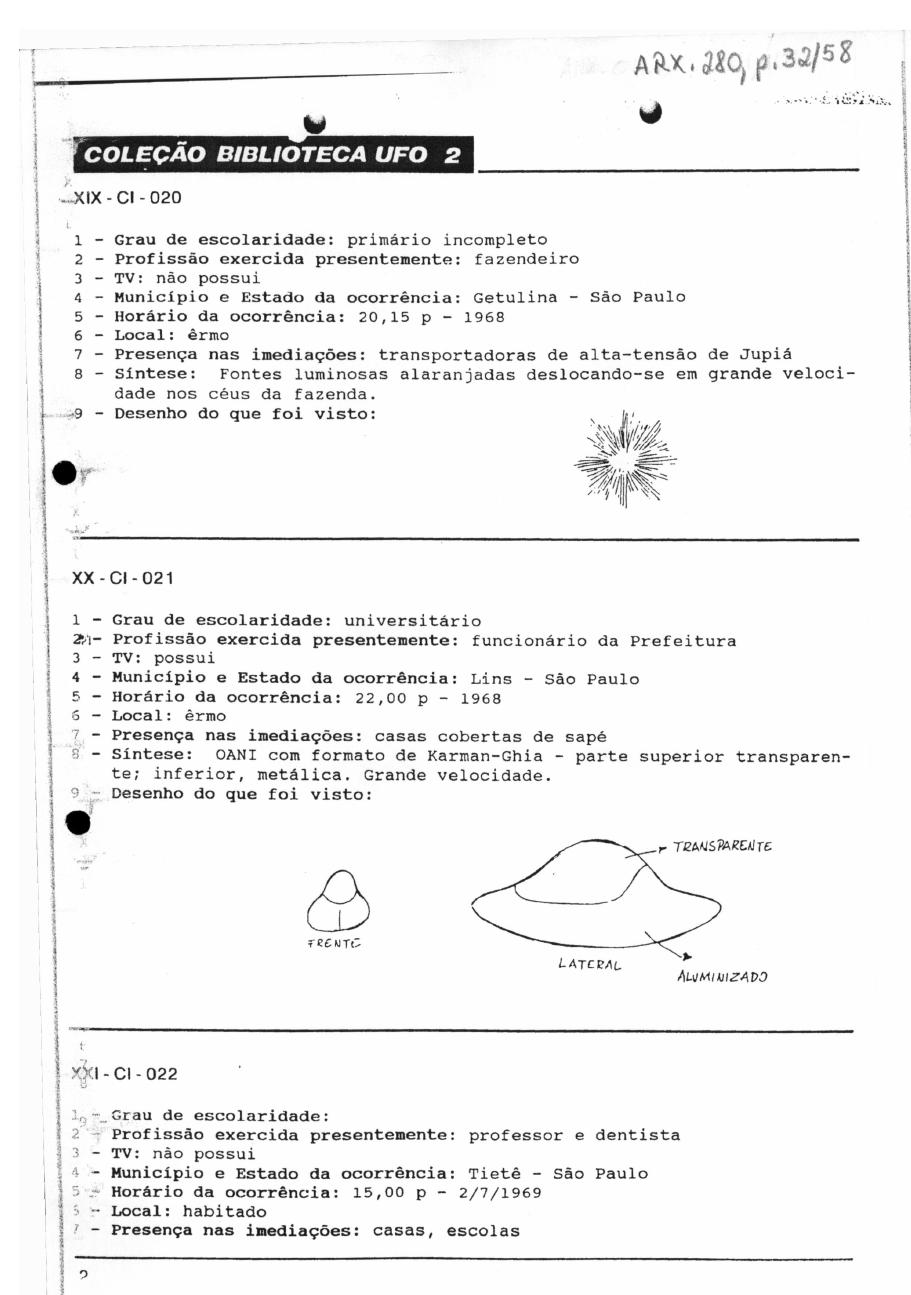 página do documento