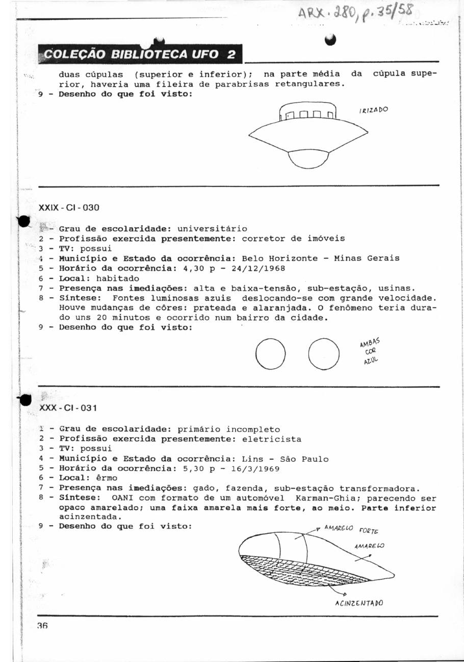 página do documento