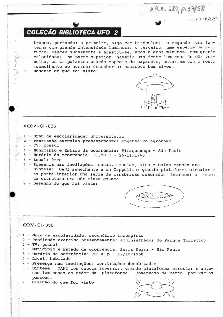 página do documento