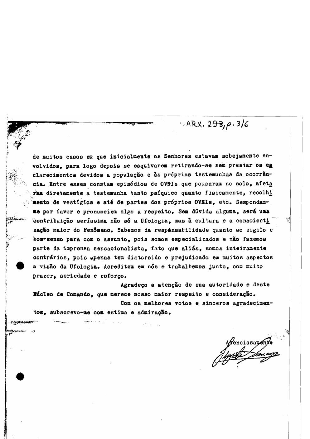 página do documento