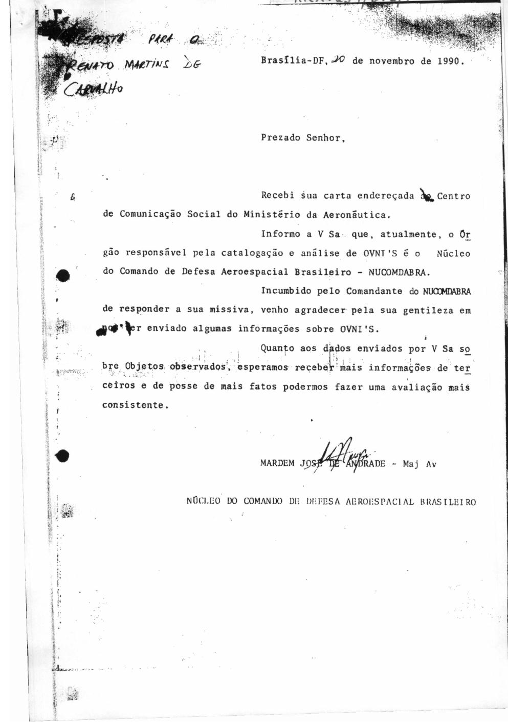 página do documento