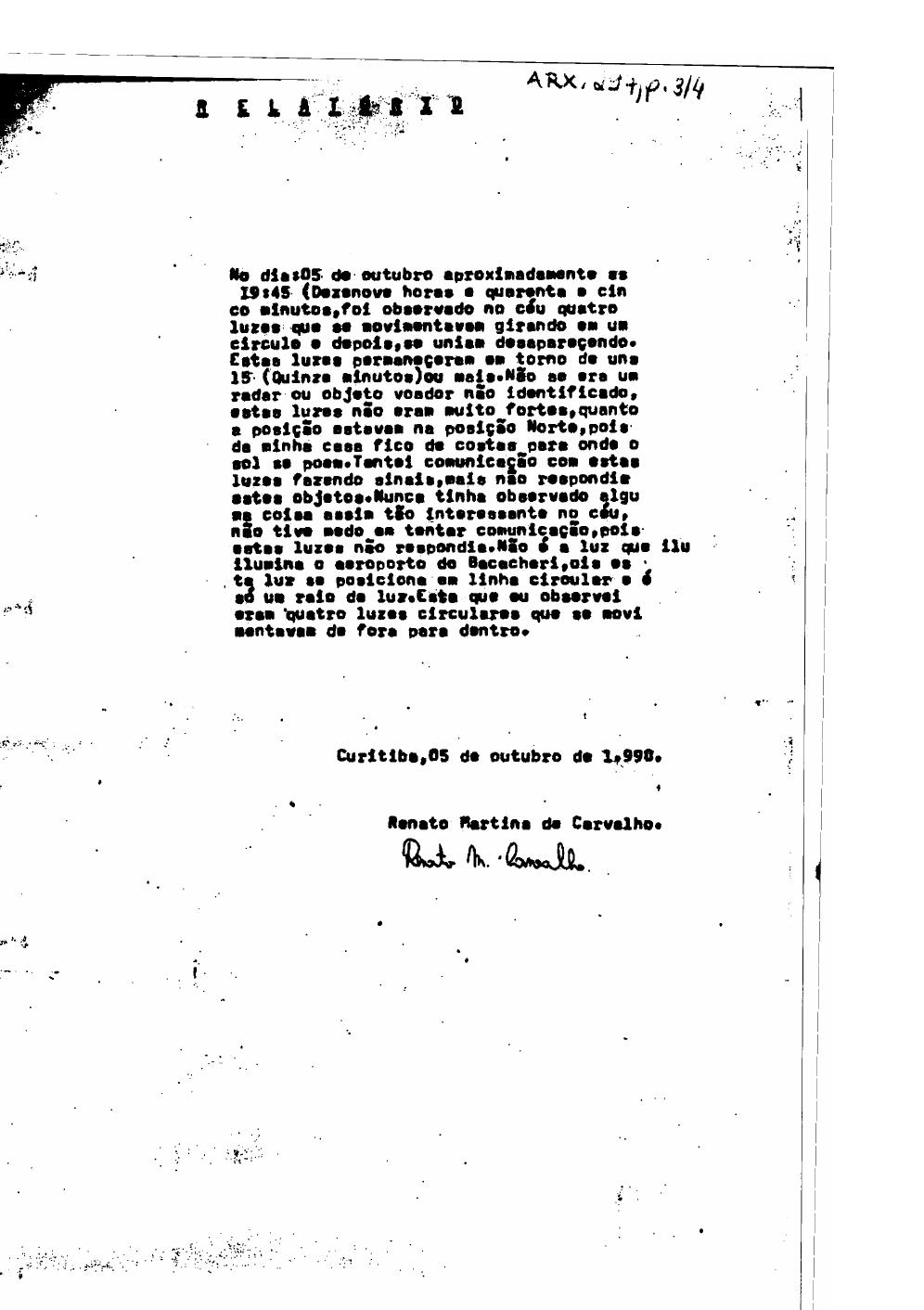 página do documento