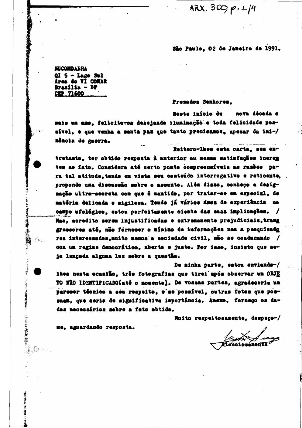 página do documento