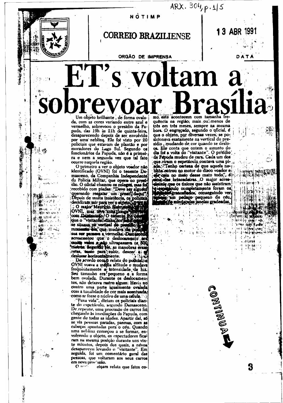 página do documento