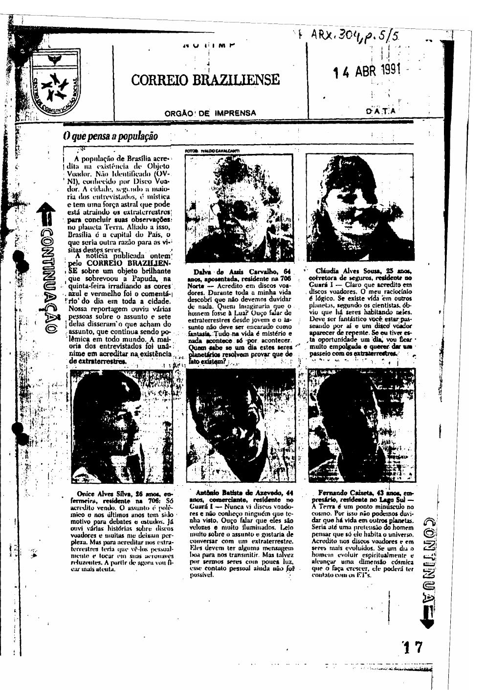 página do documento