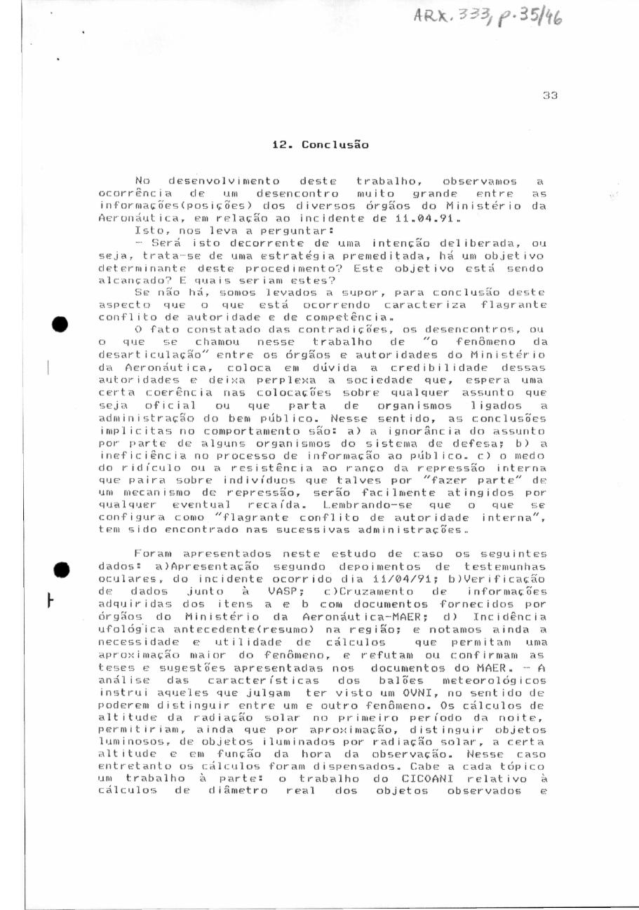 página do documento