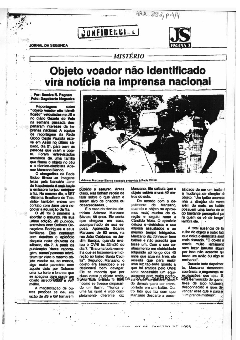 página do documento