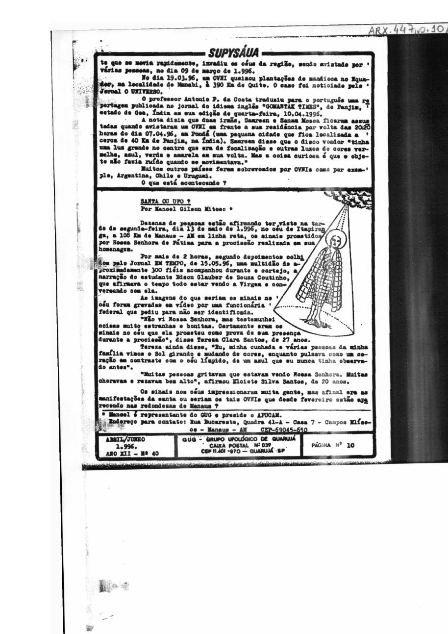 página do documento
