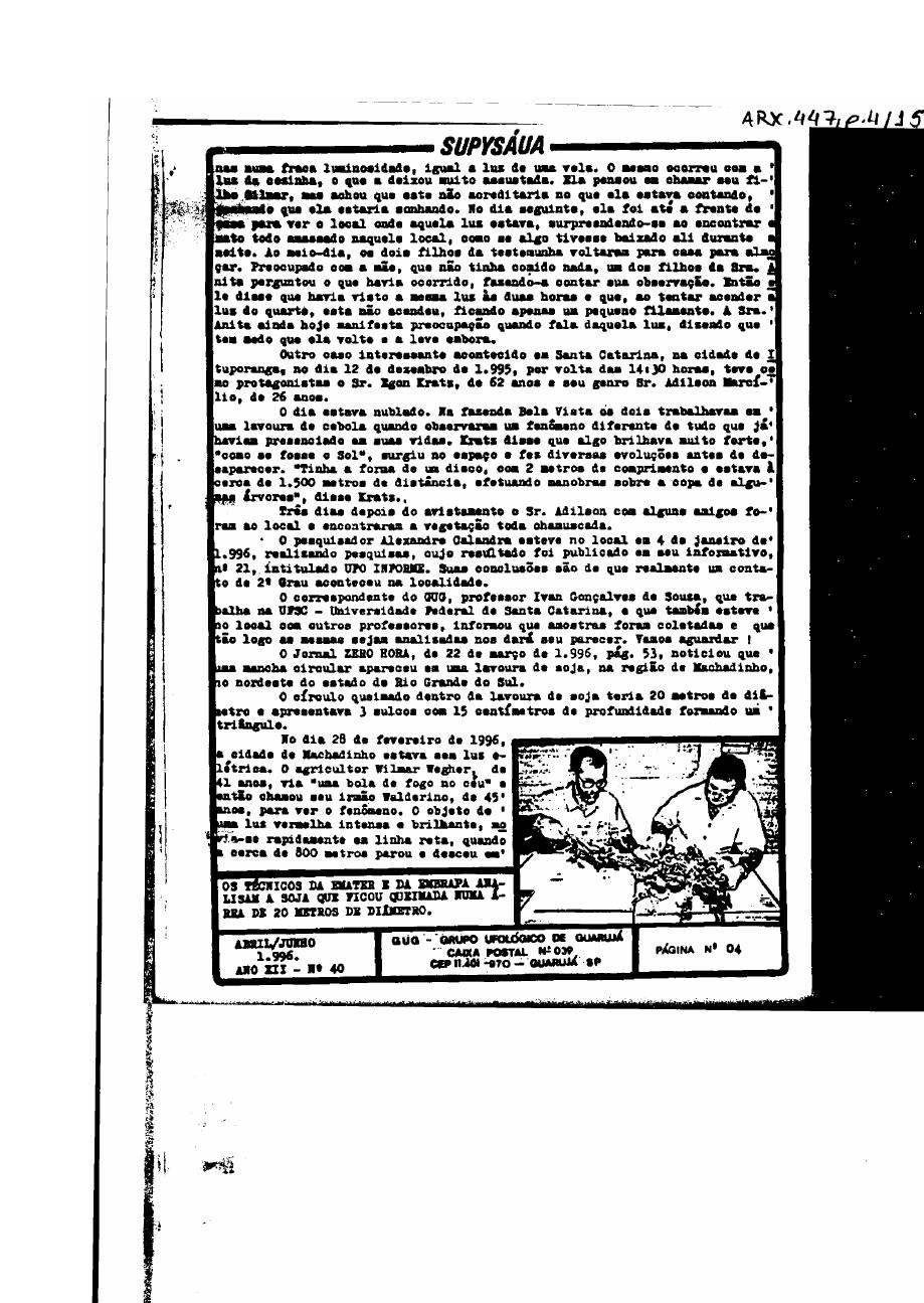 página do documento