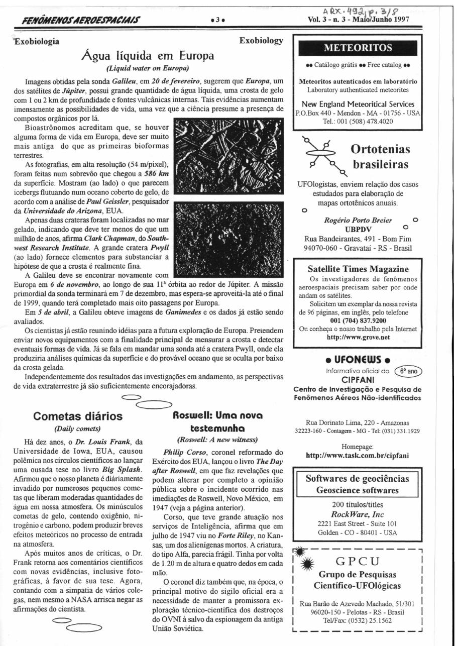 página do documento