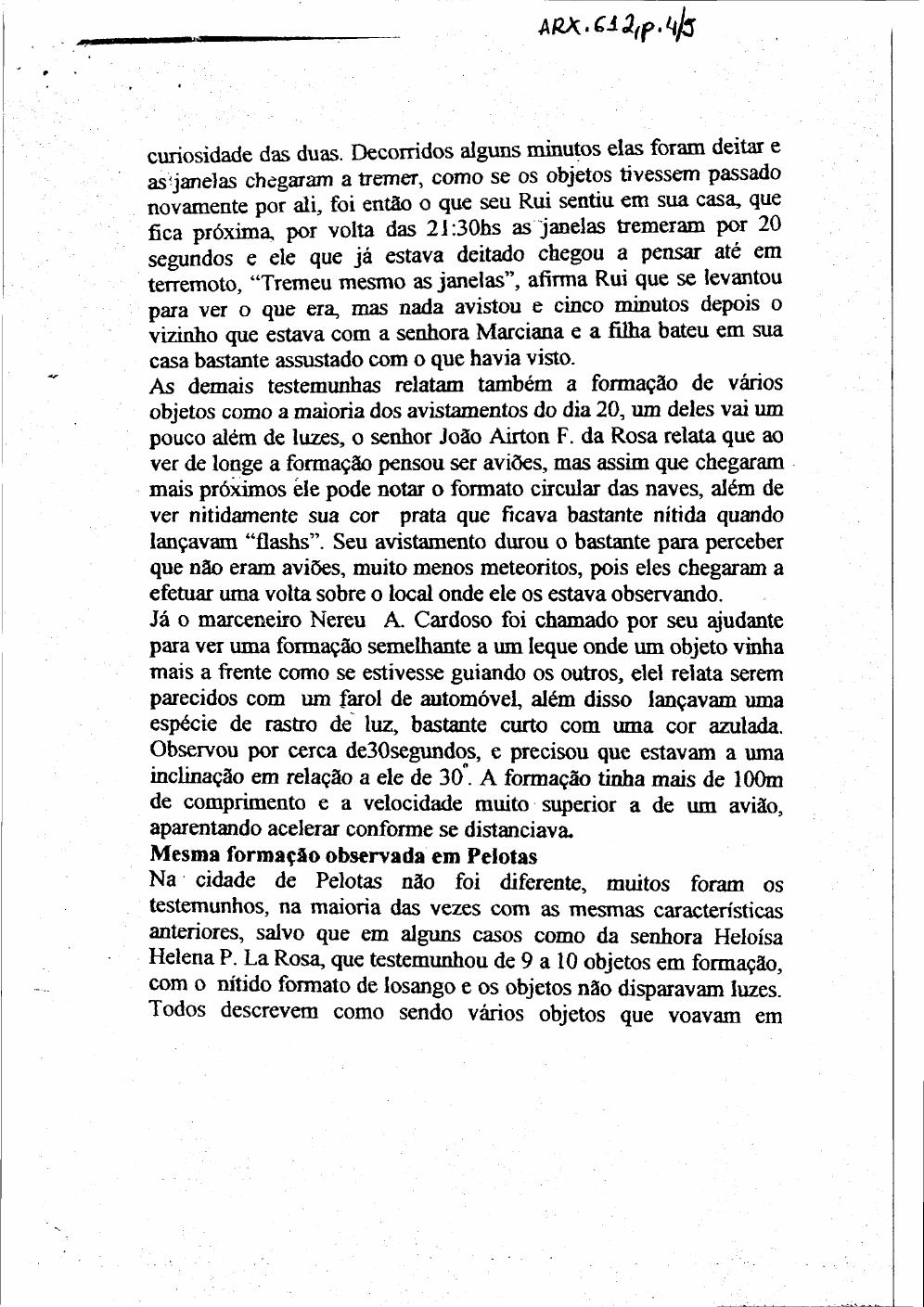 página do documento