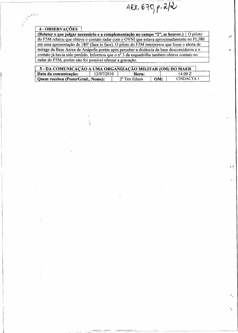 página do documento